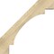 Ekena Millwork 4"W x 34"D x 34"H Merced Rough Sawn Knee Brace, Douglas Fir BRC04X34X34MRC00RDF - alternate 2